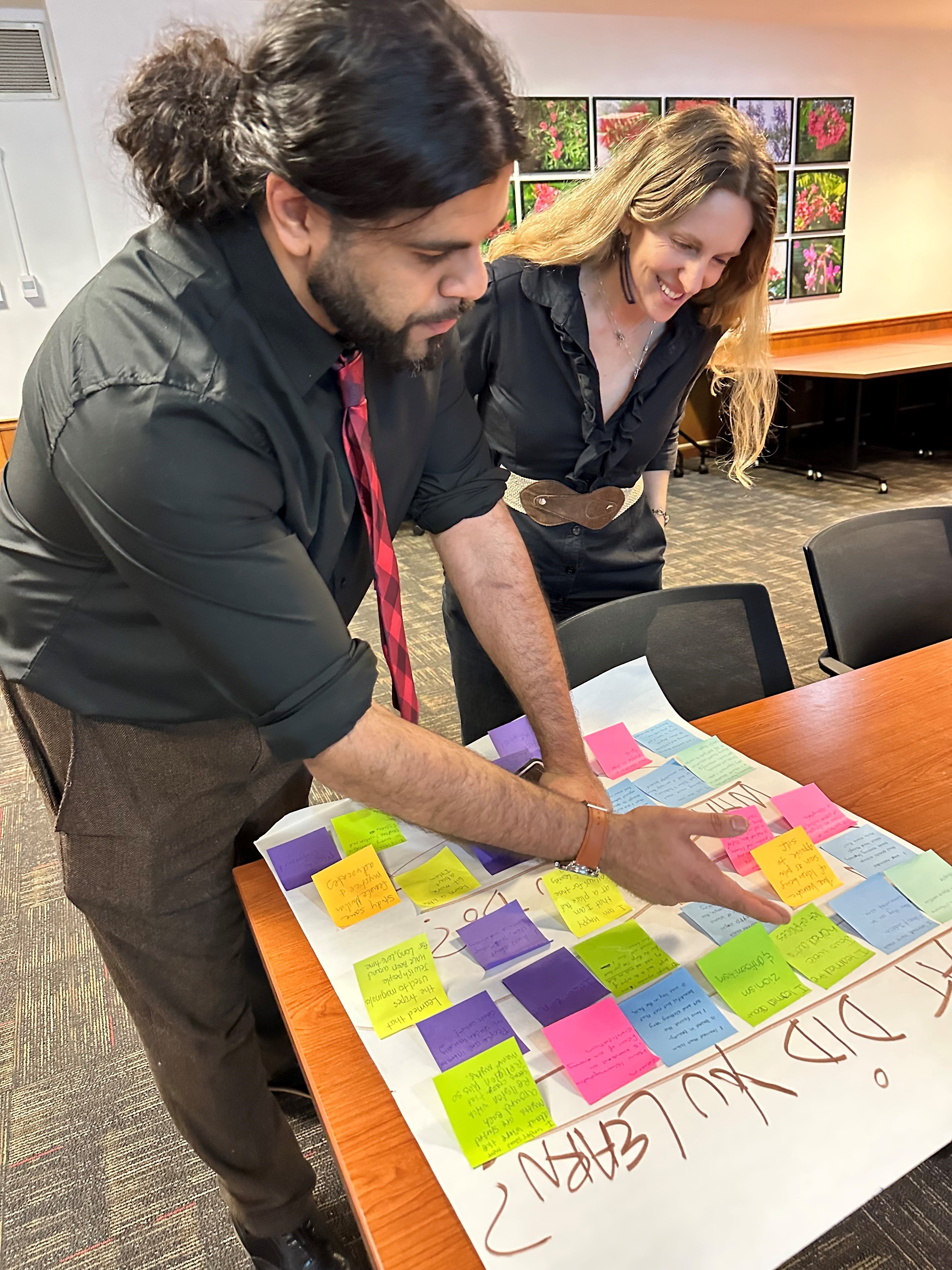 Facilitators Dr. Waleed Sami and Dr. Lauren Shure